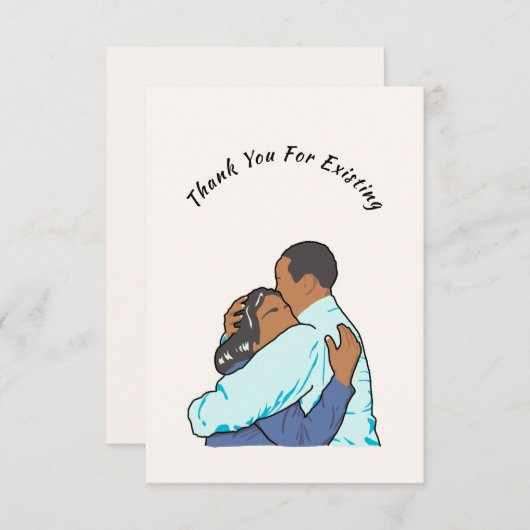 Vielen Dank für die vorhandene Grußkarte für die L Dankeskarte (Vorne/Hinten)