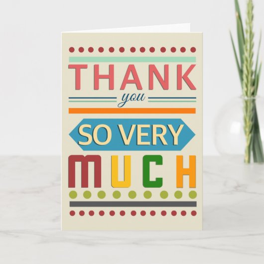 Vielen Dank für die Zusammenarbeit Dankeskarte (Vorderseite)