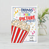 Vielen Dank für ein Foto perfekt Jahr Lehrer Gesch Einladung (Stehend Vorderseite)