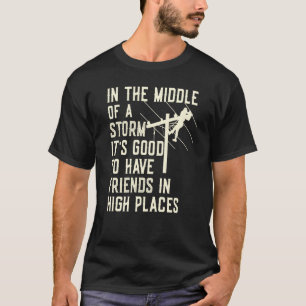 Vielen Dank für ein Zitat von Lineman Electrici T-Shirt