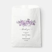 Vielen Dank für Eucalyptus Wedding Sweet Favo Geschenktütchen (Vorderseite)