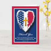 Vielen Dank für Firefighter, Christliches Thema, H Karte (Gelbe Blume)