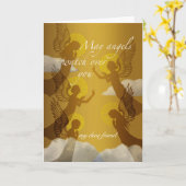 Vielen Dank für Freundschaft und Freundschaft und  Karte (Gelbe Blume)