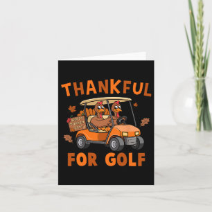 Vielen Dank für Golf Türkei spielen Golf Erntedank Karte