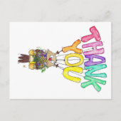 VIELEN DANK FÜR IHNEN von Nicole Janes Postkarte (Vorderseite)