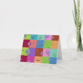 Vielen Dank für Ihr 3D-Farbmuster Dankeskarte (Rückseite)