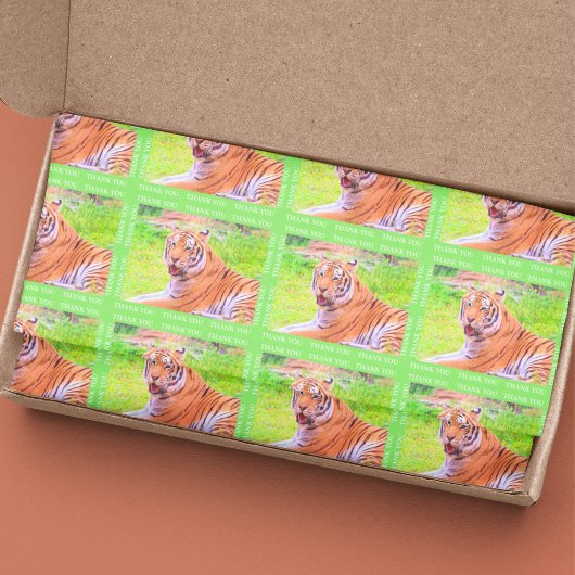 Vielen Dank für Ihr asiatisches Tiger-Tissue Seidenpapier