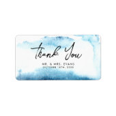 Vielen Dank für Ihr Aufkleber für eine moderne Hoc Adressaufkleber (Vorne)