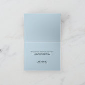 Vielen Dank für Ihr Beileid Fischer am See Dankeskarte (Innenseite)