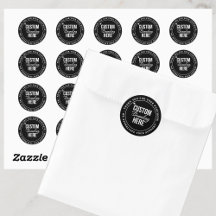 Vielen Dank für Ihr benutzerdefiniertes Logo Black