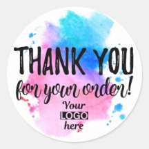 Vielen Dank für Ihr Bestelllabel