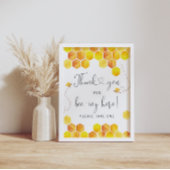 Vielen Dank für Ihr Bienengesang Here Honey Bee Si Poster