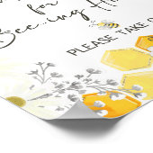 Vielen Dank für Ihr Bienengesang Here Honey Bee Si Poster (Ecke)