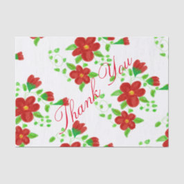 Vielen Dank für Ihr Blumenzettel Seidenpapier