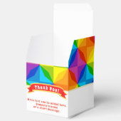 Vielen Dank für Ihr buntes Design Geschenkschachtel (Geöffnet)