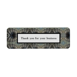 Vielen Dank für Ihr Business Geometric Black Gray