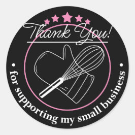 Vielen Dank für Ihr Business Gray Sticker