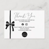 Vielen Dank für Ihr Business-Logo-Paket Begleitkarte (Vorderseite)