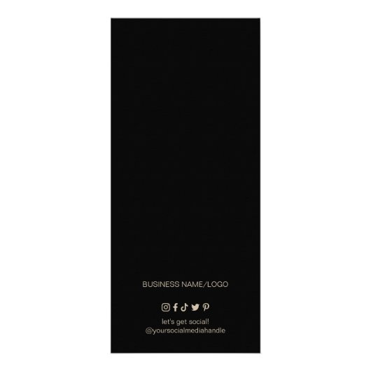 Vielen Dank für Ihr Business Packing Imitate Gold Werbekarte (Hinten)