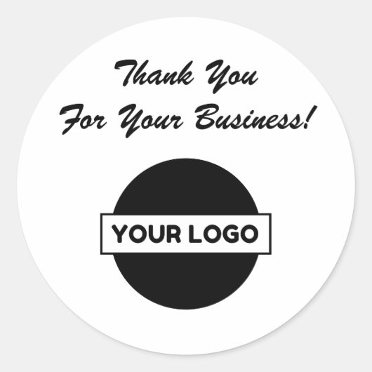 Vielen Dank für Ihr Business Square Sticker (Vorderseite)