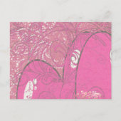 Vielen Dank für Ihr doppeltes Herz Postkarte (Rückseite)