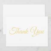 Vielen Dank für Ihr elegantes Skript helle Gold we (Vorne/Hinten)