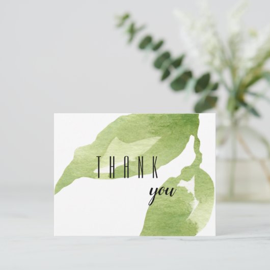 Vielen Dank für Ihr ermutigendes Foliage Postkarte (Stehend Vorderseite)