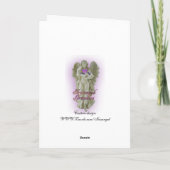 Vielen Dank für Ihr Foto mit blauen Rahmen Dankeskarte (Rückseite)