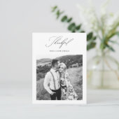 Vielen Dank für Ihr Foto Postkarte (Stehend Vorderseite)