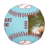 Vielen Dank für Ihr Foto Teamname Nummer Baseball (Vorderseite)