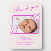 Vielen Dank für Ihr Foto zur Ankündigung der Gebur Fotoplatte (Vorderseite)