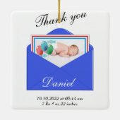 Vielen Dank für Ihr Foto zur Ankündigung der Gebur Keramikornament (Rückseite)