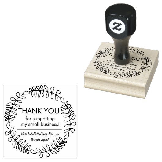 Vielen Dank für Ihr Geschäft - Neubestellung Gummistempel (Stempel)