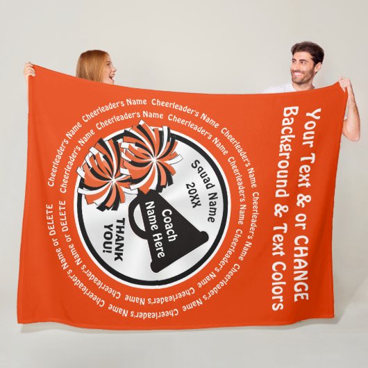 Vielen Dank für Ihr Geschenk für Cheer Coach, Ihre Fleecedecke (Beispiel)