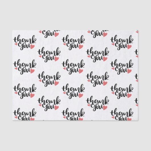 Vielen Dank für Ihr Geschenk für kleine Unternehme Seidenpapier (Vorderseite)