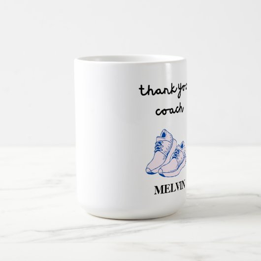 Vielen Dank für Ihr Geschenk für Track Coach, Spor Kaffeetasse (Mittel)