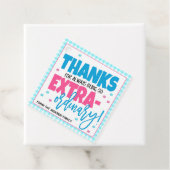 Vielen Dank für Ihr Geschenk Tag Geschenkanhänger (Beispiel)