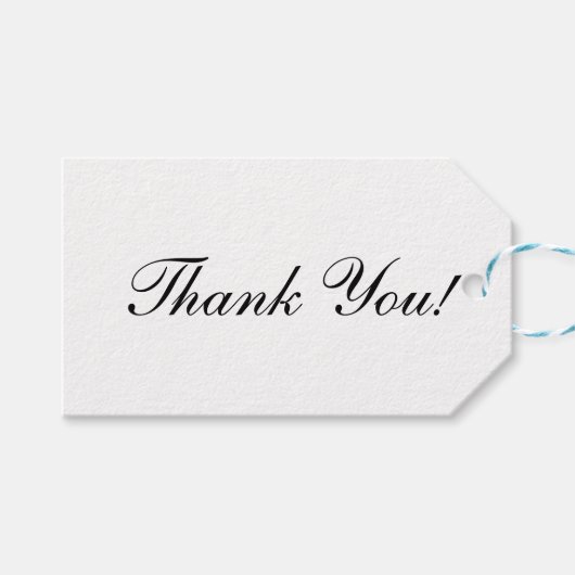 Vielen Dank für Ihr Geschenk Tag Sticker Geschenkanhänger (Vorderseite (Horizontal))