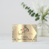 Vielen Dank für Ihr Glitzer-Logo bei der Bestellun Visitenkarte (Stehend Vorderseite)