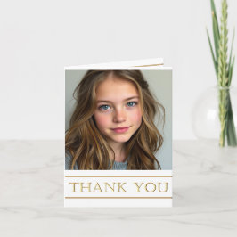 Vielen Dank für Ihr Graduate Simple Gold Dankeskarte