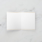 Vielen Dank für Ihr Graduate Simple Gold Dankeskarte (Innenseite)