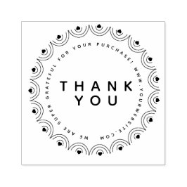 Vielen Dank für Ihr Herz Kreislauf-Boutique Busine Gummistempel