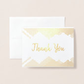 Vielen Dank für Ihr Hochzeitgeschenk Folienkarte (Vorderseite mit Umschlag)