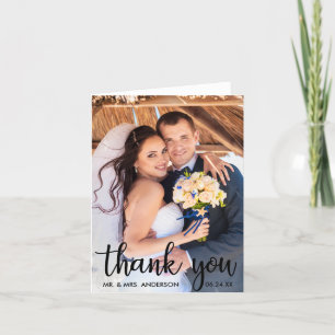 Vielen Dank für Ihr Hochzeitsskript Foto Moderne S Feiertagskarte