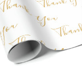 Vielen Dank für Ihr individuelles Firmenlogo Geschenkpapier (Rolleneckpunkt)