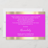 Vielen Dank für Ihr Interesse an der Einsetzen der Einladung (Rückseite)