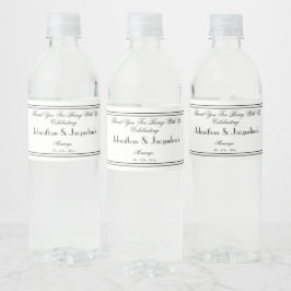 Vielen Dank für Ihr Interesse an der eleganten rom Wasserflaschenetikett