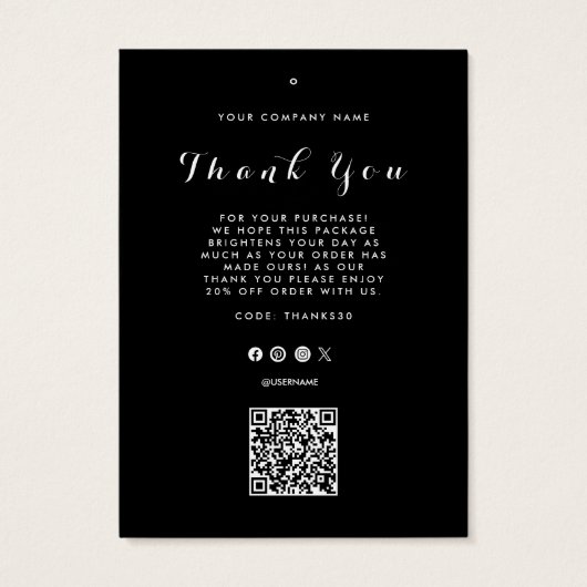 Vielen Dank für Ihr Interesse an der QR-Kodierung (Rückseite)