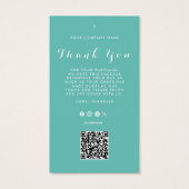 Vielen Dank für Ihr Interesse an der QR-Kodierung (Rückseite)