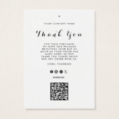 Vielen Dank für Ihr Interesse an der QR-Kodierung (Rückseite)